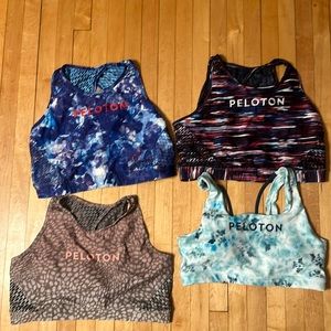 Lot of 4 Peloton sports bras XL